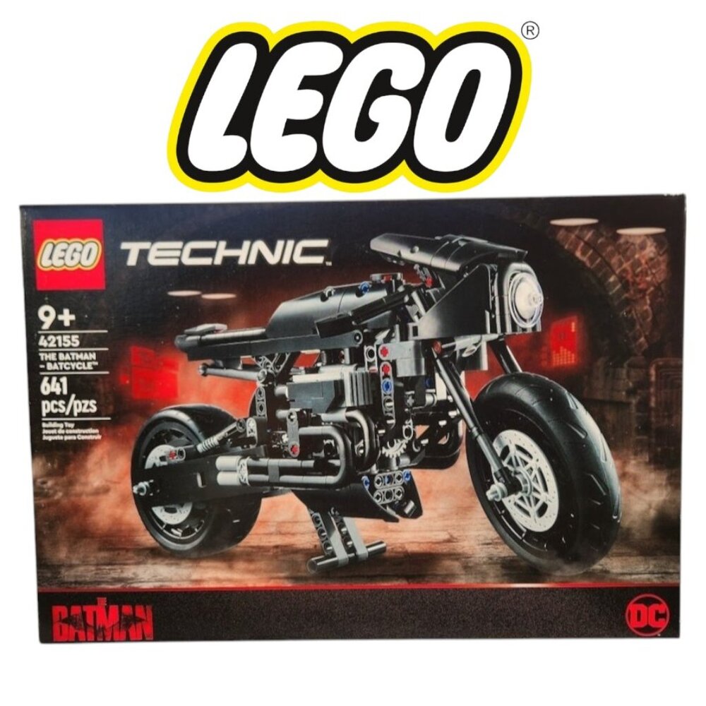 NEW LEGO Technic Batman BATCYCLE Set 42155 Motorcycle Collectible Toy Model Buil